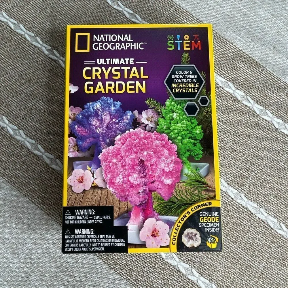 National Geographic STEM ultimate Crystal Garden growing kit brand new unused